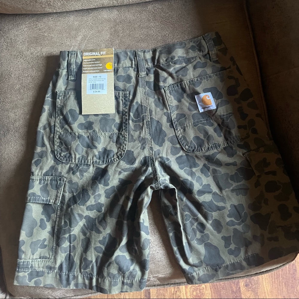 Boys Carthartt Boys shorts size 10 youth original fit new with tags.